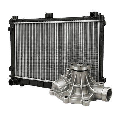 Cooling system service automotive service components