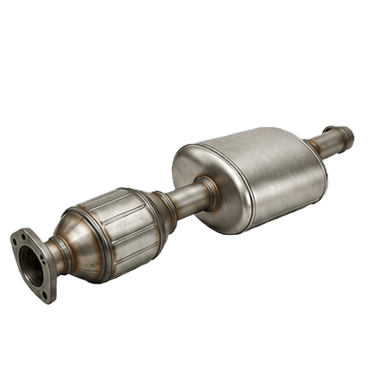 Custom exhaust system automotive service components