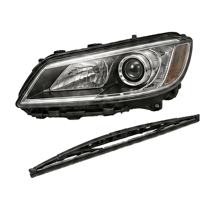 Headlight replacement automotive service components